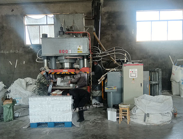 800吨牛羊舔砖液压机